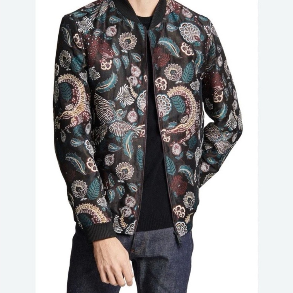 Ted Baker - Queso Tiger Jacquard Bomber